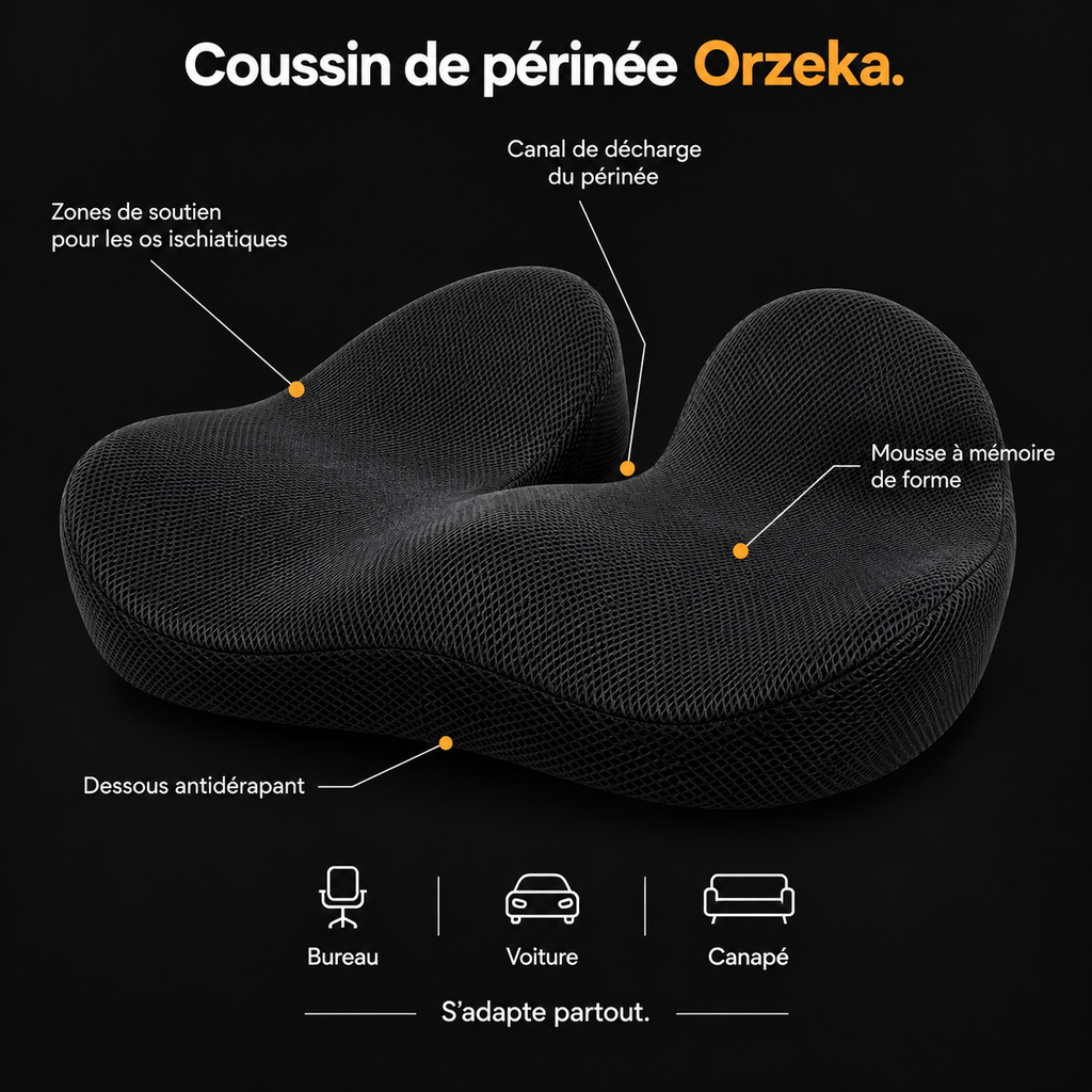 Coussin orthopédique pour le plancher pelvien