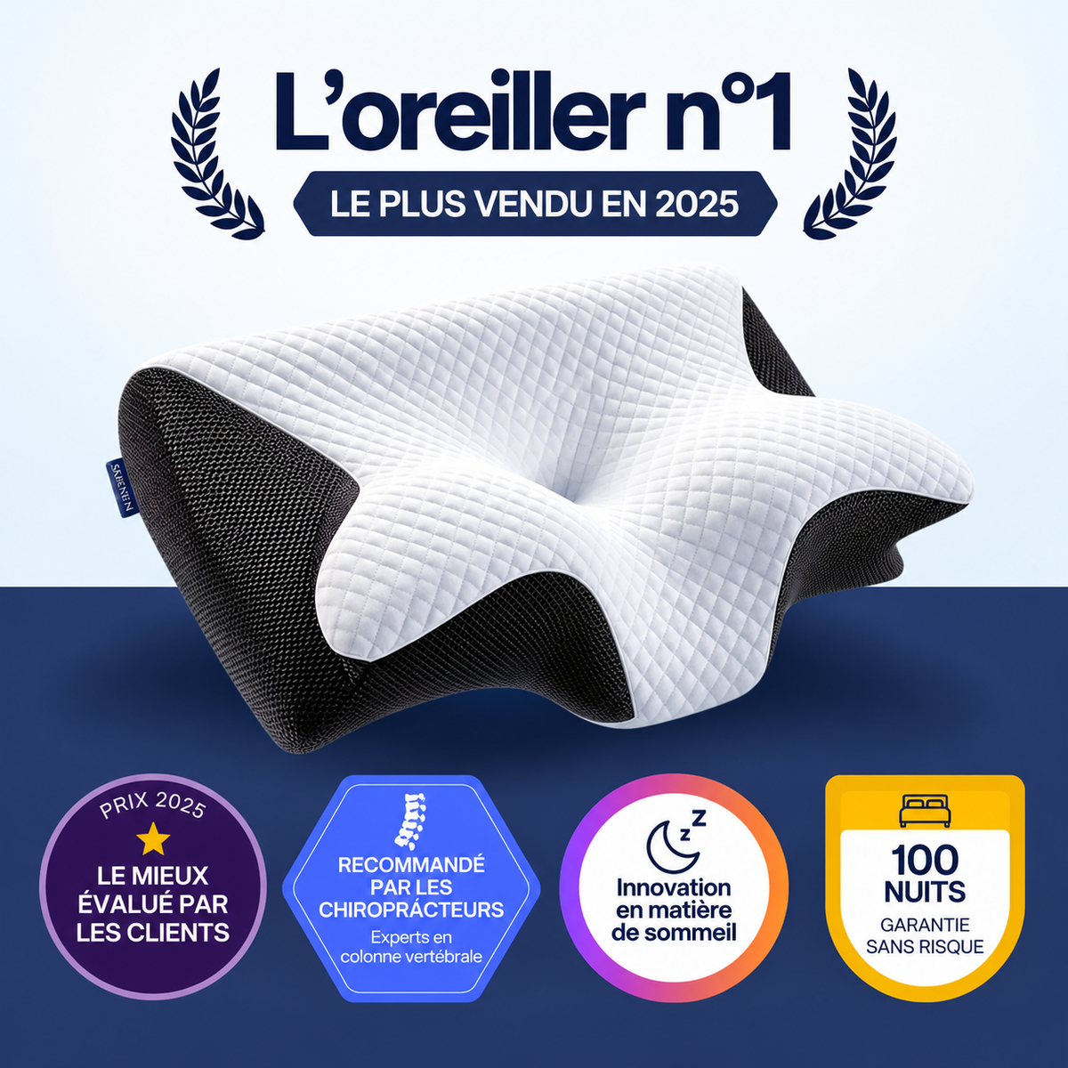 OrthoSleep™ – Oreiller Cervical