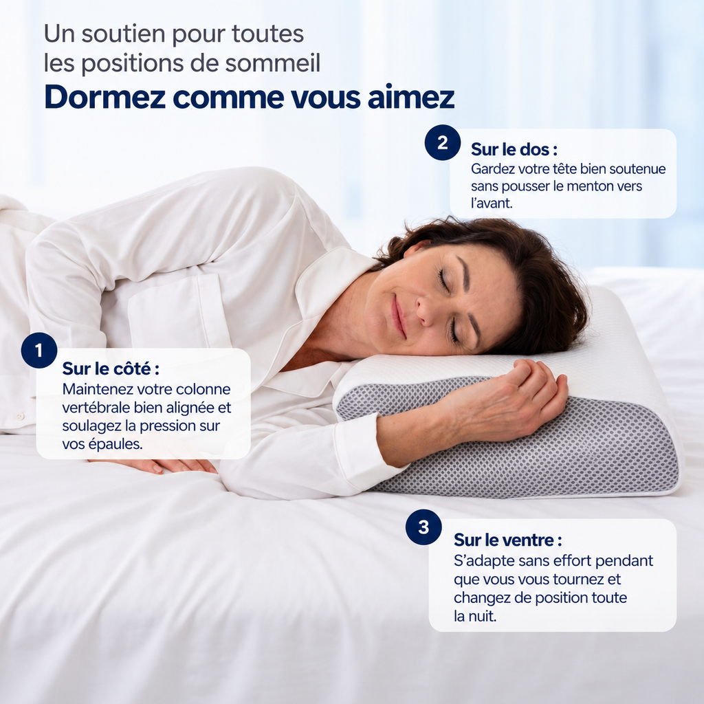 OrthoSleep™ – Oreiller Cervical